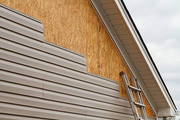Professional Emergency Siding Repair technician working in Eighty Four, PA